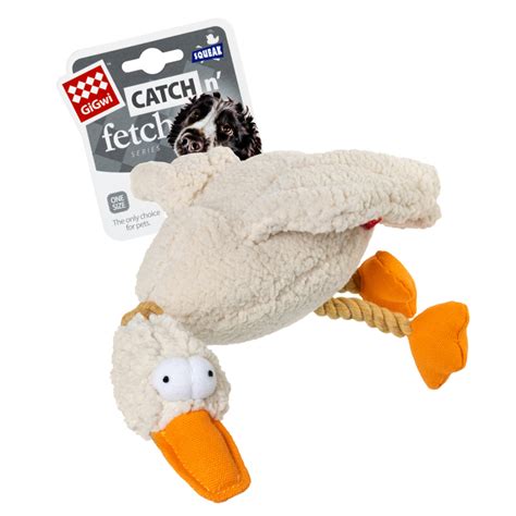 GIGWI CATCH&FETCH іграшка для собак "Качка" з пищалкою Іграшки для ...