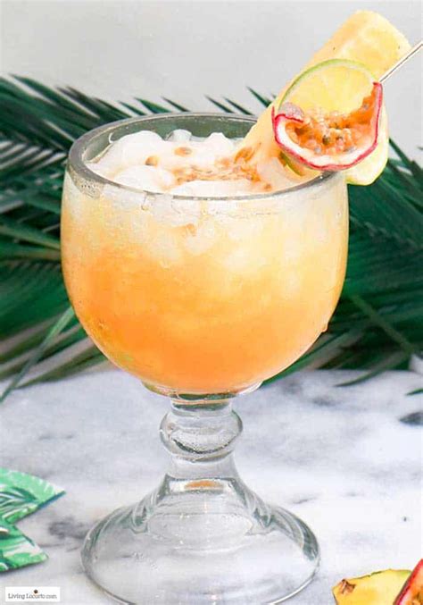 An Easy Passion Fruit Tropical Rum Punch Cocktail Recipe Make A