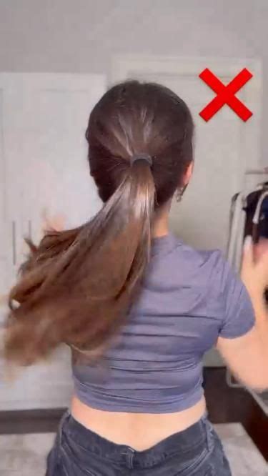 This Ponytail Hack Makes Your Hair Look Voluminous And Fluffy In