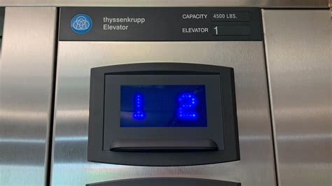 Brand New Glass Thyssenkrupp Hydraulic Elevator At The Virginia Western