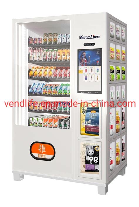 Vendlife Automatic Touch Screen Smart Food Snacks And Drinks Vending