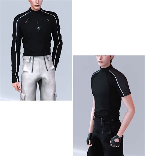 Velocity Outfit Set RONA SIMS In 2024 Sims 4 Men Clothing Sims 4