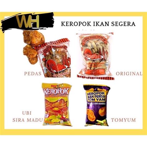 KEROPOK IKAN SEGERA ORIGINAL TOMYAM 40G NEW PACKAGING Shopee Malaysia