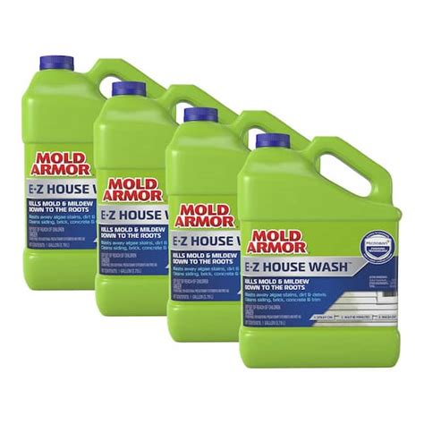 Mold Armor 1 Gal E Z House Wash Mold And Mildew Remover 4 Pack