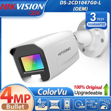 Hikvision Oem Ds Cd G L Mp Colorvu Security Ip Camera Full Color