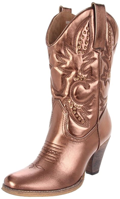 Boots Boots Boots I Love Very Volatile Womens Denver Metallic Boot Boots Rose Gold Boots