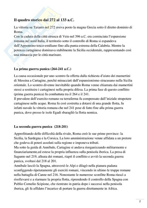 Riassunti Dettagliati Esame Letteratura Latina Cfu Quadro