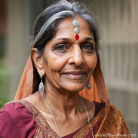 Beautiful Mature Indian Woman Prompts Stable Diffusion Online
