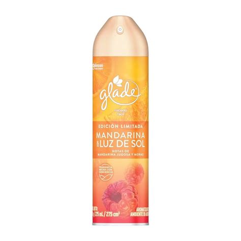 Aromatizante En Aerosol Glade Mandarina Y Luz De Sol 275 Ml Walmart