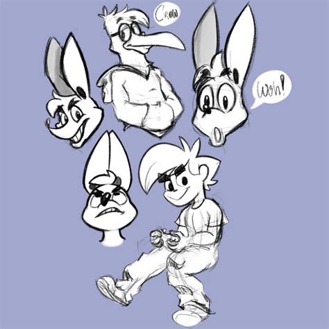 Dingo Crow N Gamer Doodles By Insanedingoart On Deviantart
