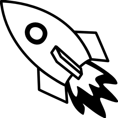 Free Rocket Black And White Clipart, Download Free Rocket Black And ...