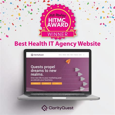 Best Health It Agency Website Goes To Clarity Quest Blog