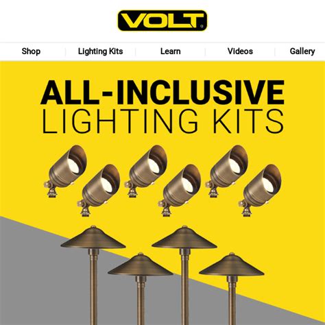 Quick & easy lighting kits - Volt Lighting