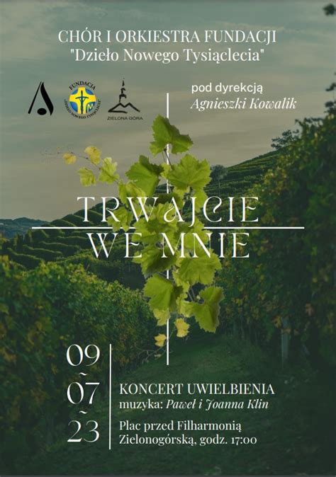 Trwajcie we Mnie Koncert Uwielbienia w Zielonej Górze