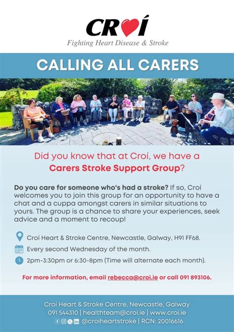 Stroke Carers Information • Croi Heart And Stroke Charity