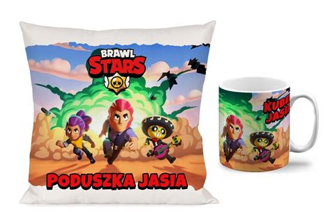 Zestaw Kubek Poduszka Brawl Star Prezent N Oficjalne