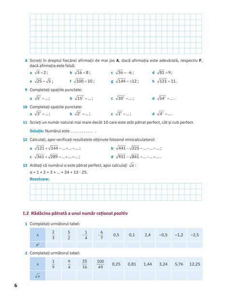 Matematica Caiet Pentru Vacanta De Vara Clasa A Vii A Ioan Balica