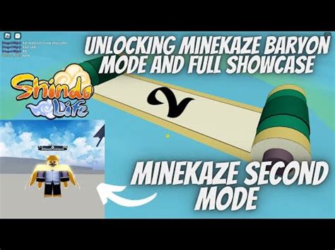 Unlocking NEW Minakaze Baryon Mode And FULL Showcase In Shindo Life