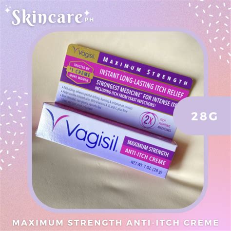 VAGISIL MAXIMUM STRENGTH ANTI ITCH CREAM 28g Lazada PH