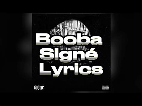 Booba Signé Lyrics HD YouTube