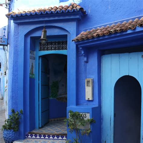 Chefchaouen Den Bl By I Marokko Susanne Gustafsson Dk