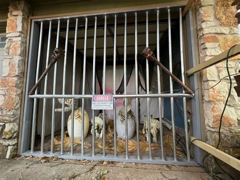 Jurassic Park House Comes Alive For Halloween In North Austin