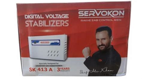 Single Phase Servokon SK413 A Digital Voltage Stabilizer At Rs 8709