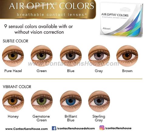 Air Optix Colors Brown Circle Contact Lenses