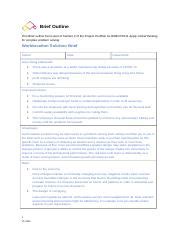 BSBCRT611 Brief Outline Docx Brief Outline This Brief Outline Forms