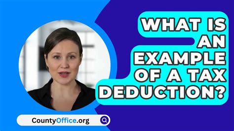 What Is An Example Of A Tax Deduction Countyoffice Org Youtube