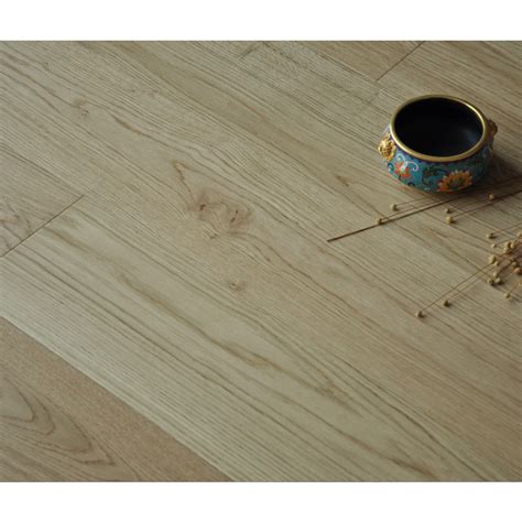 Mm Natural Wood White Oak Flooring Foshan Factory Smooth Oak