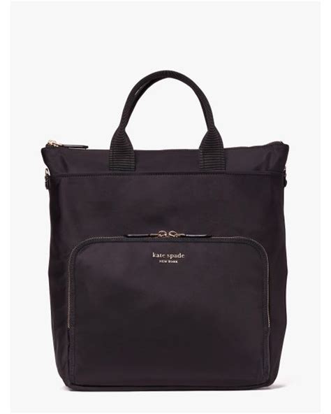 Kate Spade Synthetic The Little Better Sam Nylon Convertible Backpack In Black Lyst