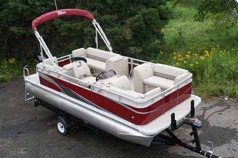 Lowest Price Of The Year New 18 Ft Pontoon Boat 40 Mercury Trailer 2022 For Sale For 27999