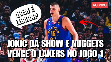 NIKOLA JOKIC JOGA DEMAIS DENVER NUGGETS Vence JOGO 1 Contra LEBRON