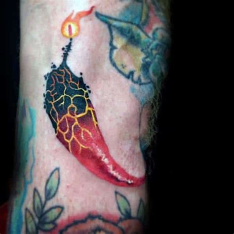 Pepper Tattoo Ideas For Men Spicy Designs