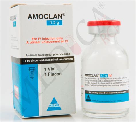 Medica Rcp Amoclan Iv 12g° Indications Side Effects Composition