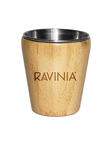 Ravinia Bamboo And Stainless Steel Shot Glass Ravinia Festival Shop