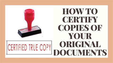 How Do I Certify A Copy Of A Document Trust The Answer