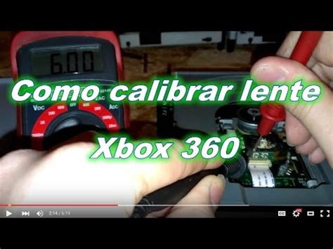 Como Calibrar Lente Xbox 360 Facil Todas Las Consolas YouTube