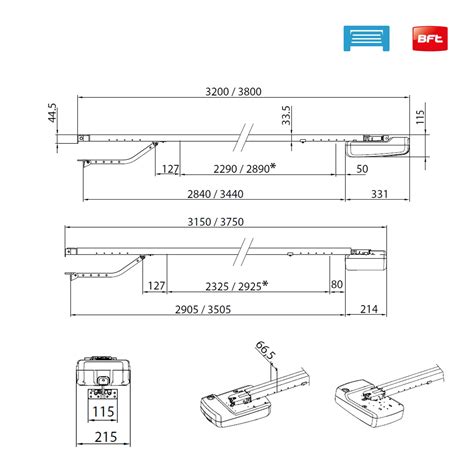 Kit Automatizare Usa Garaj Bft Botticelli Smart Bt A Mp Sina