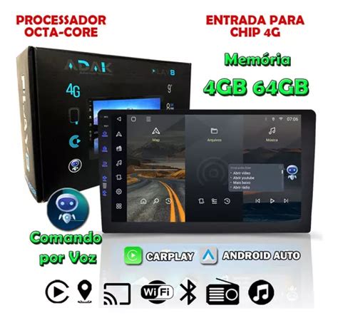 Central Multimidia Octa Core Gb Gb Carplay Android G Bt