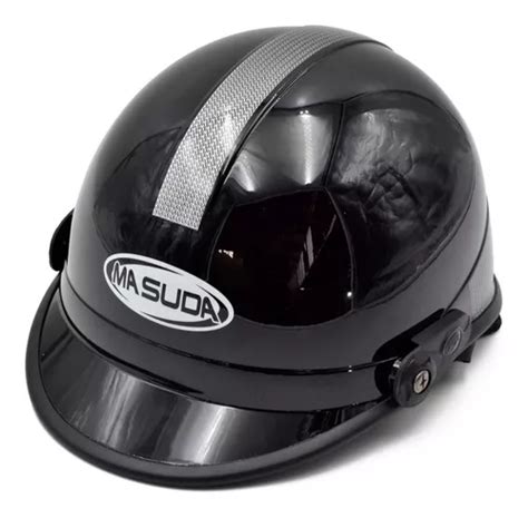 Casco Tipo Cachucha Moto Chopper Bici Abs Resistente Negro Envío gratis