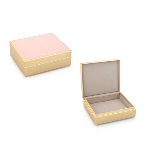 Pale Pink Enamel And Gold Box Addison Ross Ltd Uk