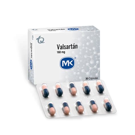 Valsartan 160 Mg Mk Caja X 30 Caps Farmavida Droguería Online