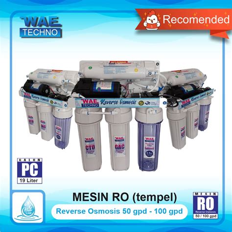 Jual Mesin RO 50 Gpd 100 Gpd Mesin Reverse Osmosis Gantung Tempel