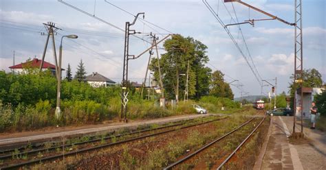 Przednia Platforma Tramwaju Stacje Kolejowe Polski Przystanek Wola