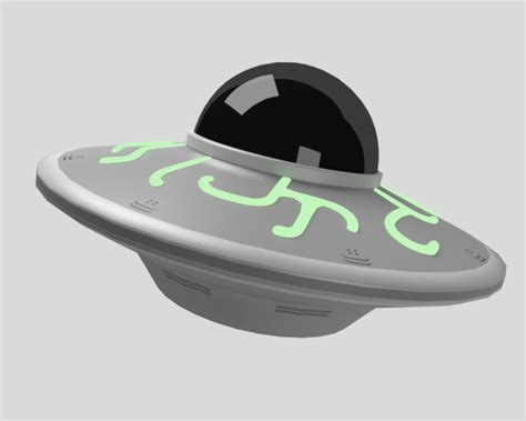 3D Model Alien Spaceship TurboSquid 1371316