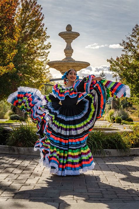 Jalisco Folklórico Mexican Outfit Mexican Folkloric Dress Folklorico Dresses