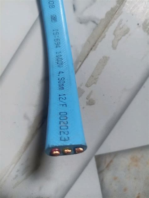 Wire Material Copper Core Blue Flat Submersible Flat Cable At Rs