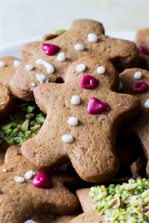 Vegan Gingerbread Cookies Lazy Cat Kitchen